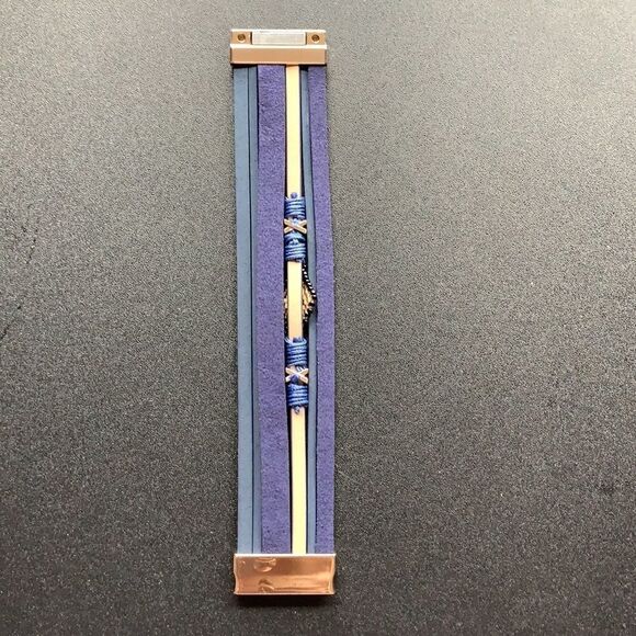 Bohemian style layered beaded magnetic bracelet - Picture 8 of 9